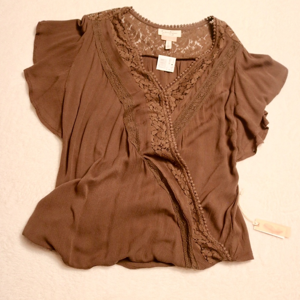 Olive Green Jessica Simpson Nursing Top